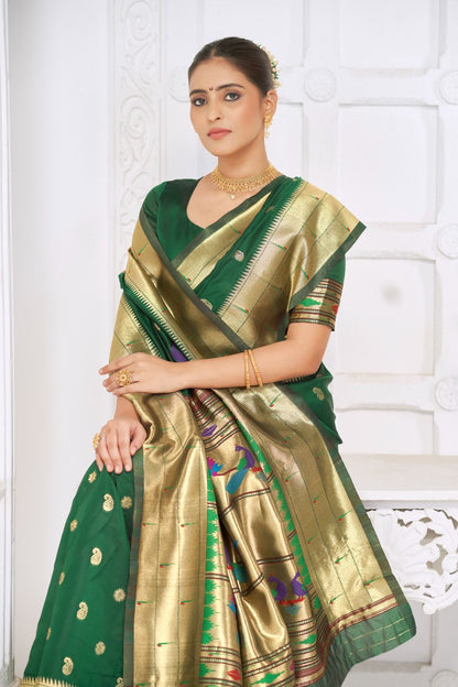 Luxury Soft Silk Saree with Pure Jari Weaving – Luxurious & Elegant - Madhuram Sarees